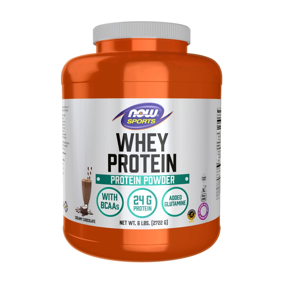 پروتئین وی ناو ۲۷۲۲ گرمی | NOW Whey Protein, Creamy Chocolate Powder شاخص