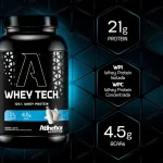 پروتئین وی Whey Tech leite اتلتیکا 900 گرم اطلاعات