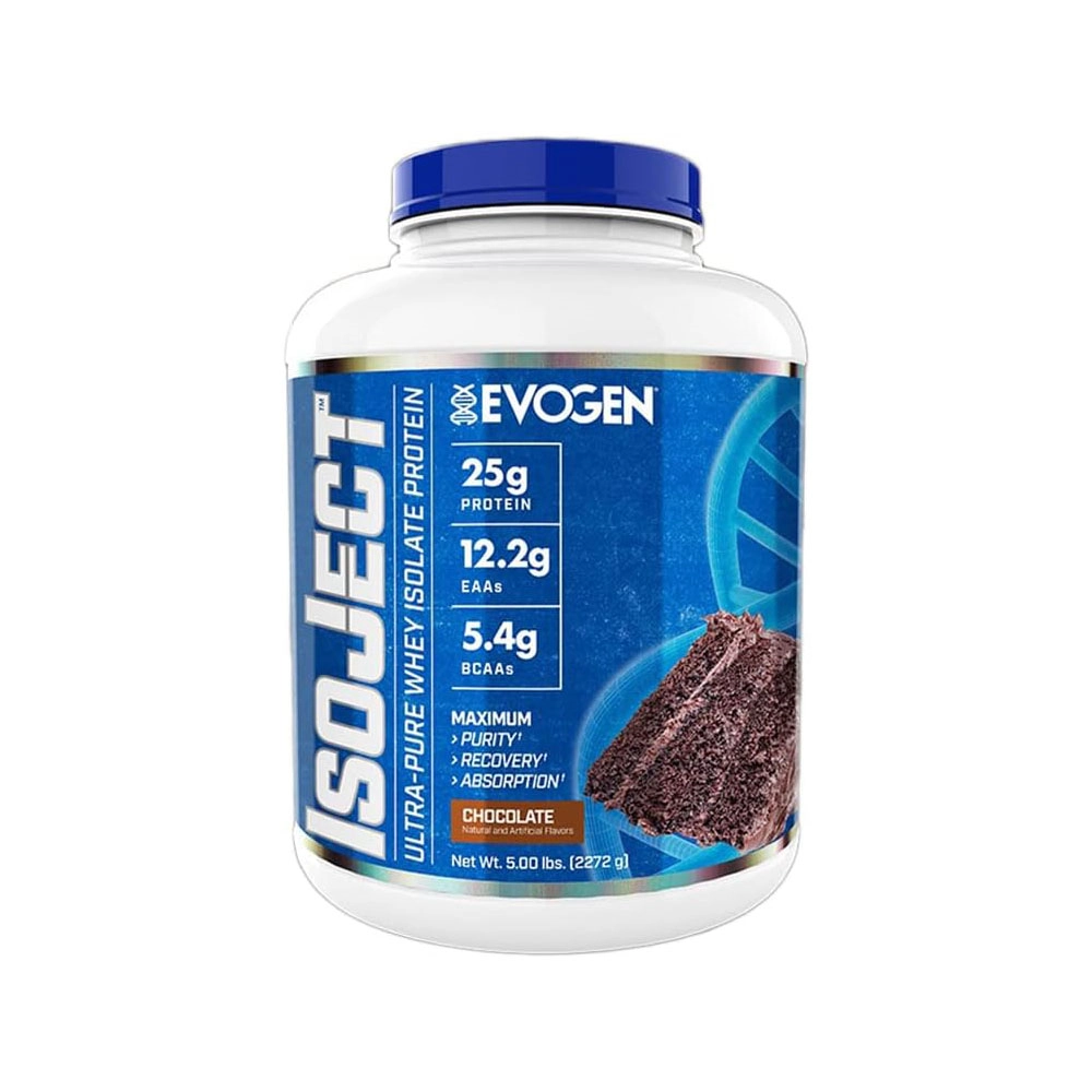 Evogen IsoJect Whey Isolate پروتئین وی ایزوله ایزوجکت ایوژن 1800 گرم | Evogen IsoJect Whey Isolate شاخص