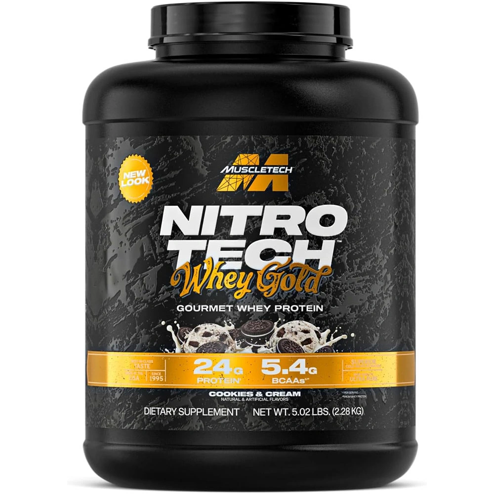 پروتئین نیتروتک وی گلد ماسل تک | MuscleTech Nitro-Tech 100% Whey Gold شاخص
