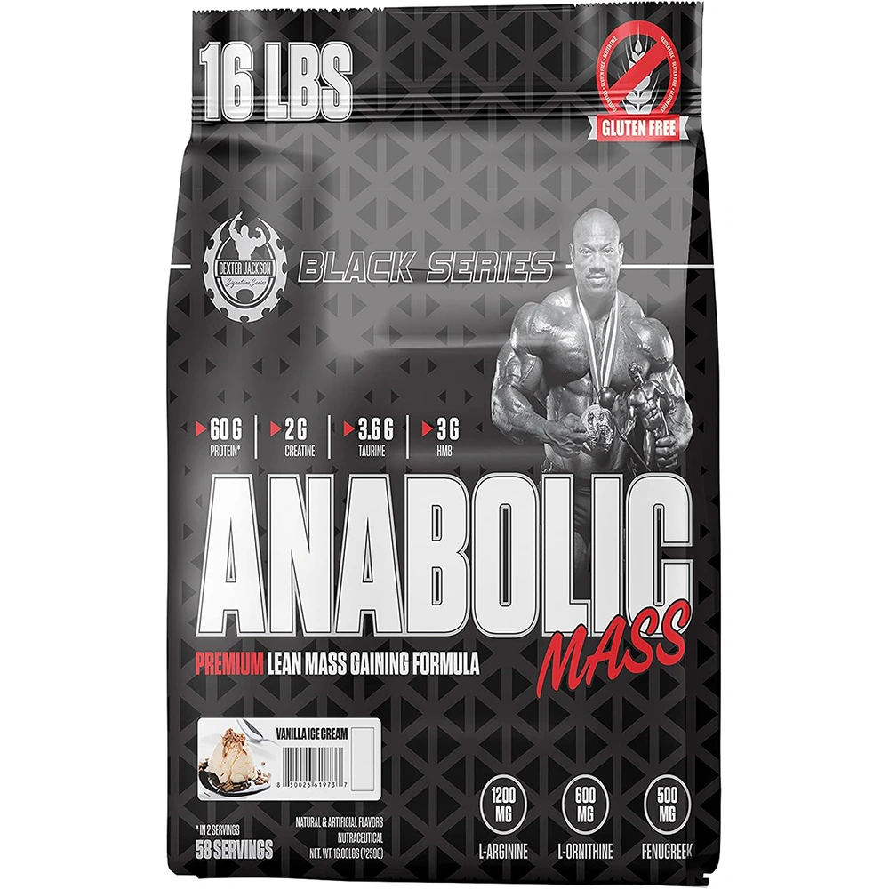 گینر مس پریمیوم آنابولیک دکستر جکسون سری بلک | Dexter Jackson Black Series Premium Anabolic Mass Gainer شاخص