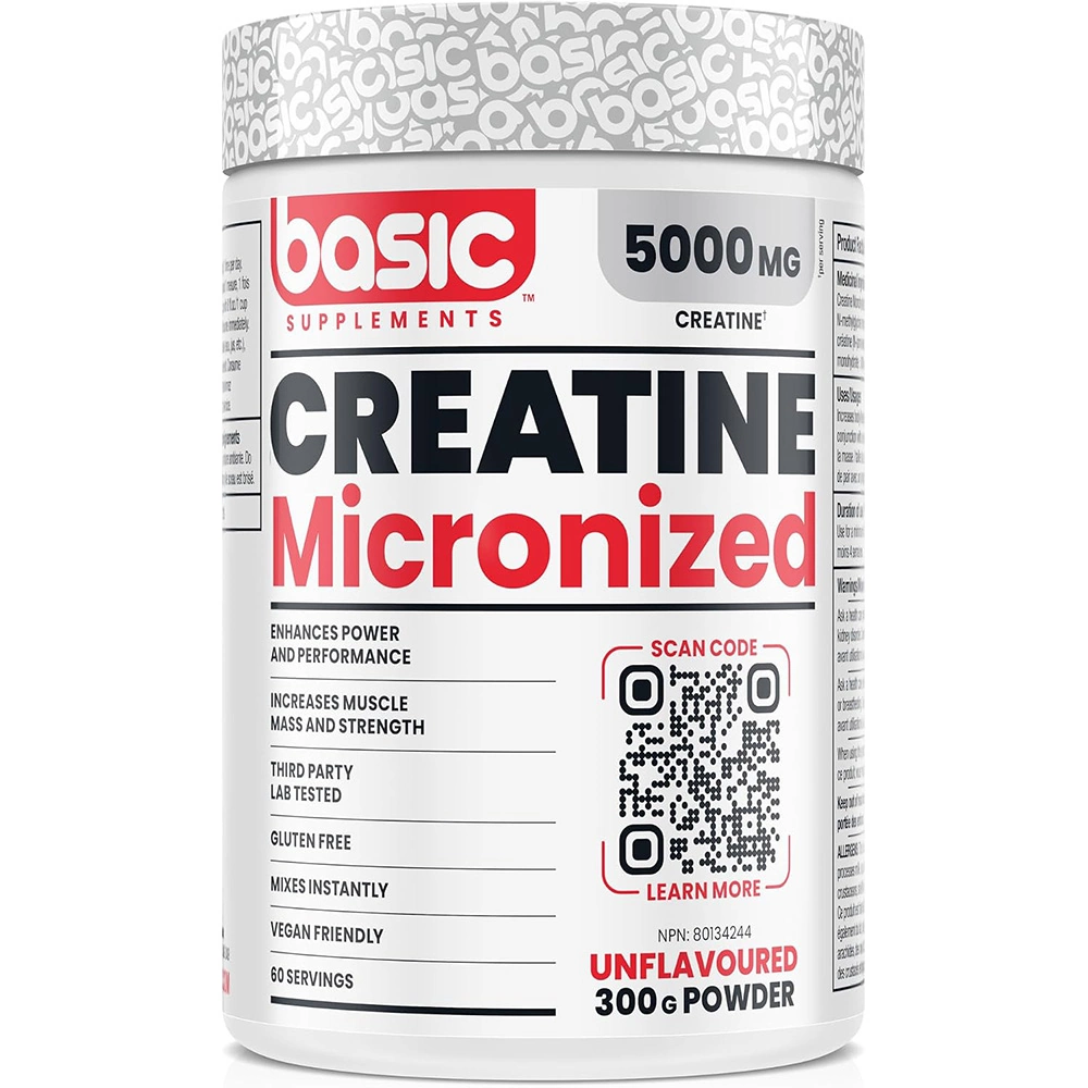 کراتین بیسیک میکرونایز شده 300 گرم | Basic Creatine شاخص