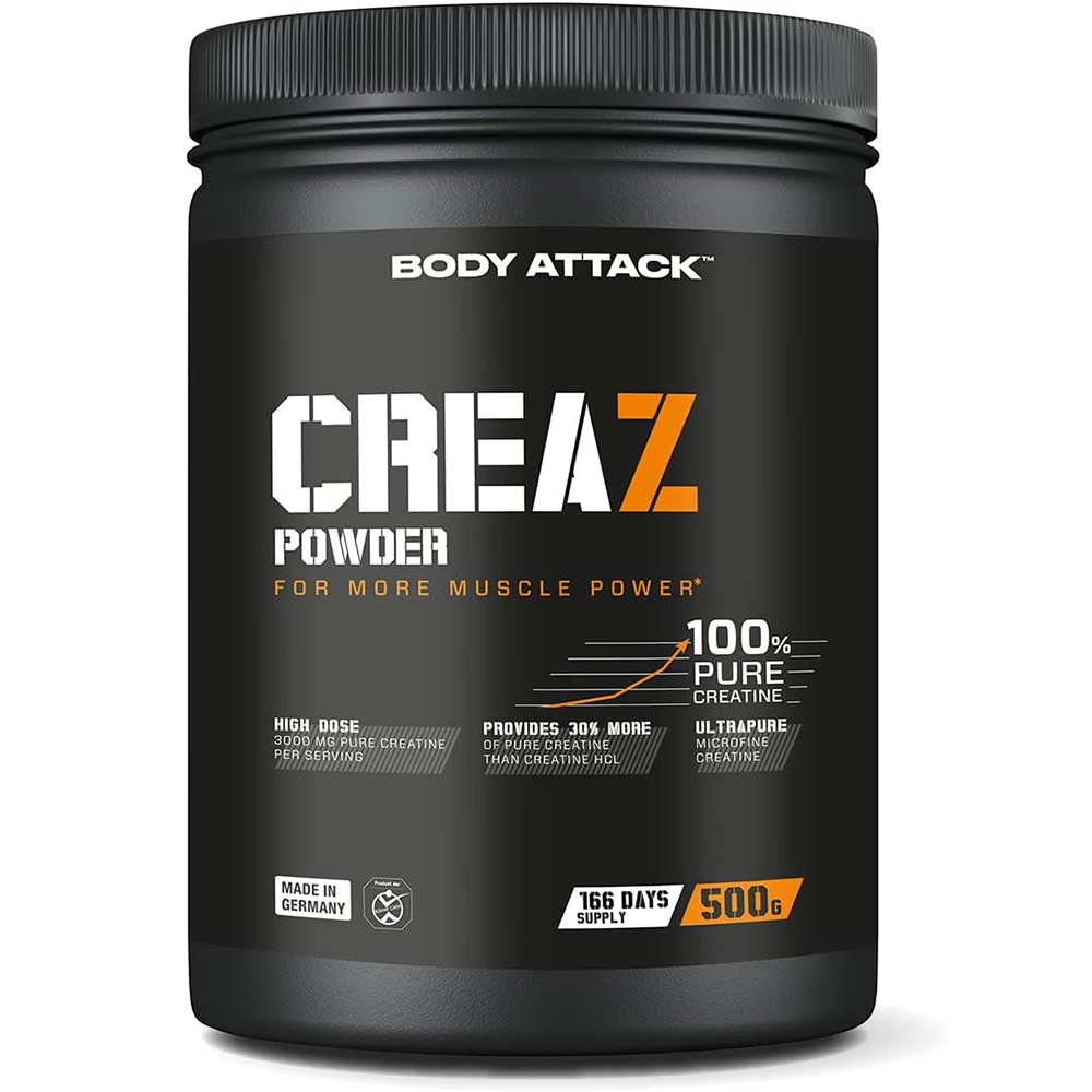 Body Attack CREA (1) کریز کراتین بادی اتک 500 گرم | Body Attack CREA شاخص