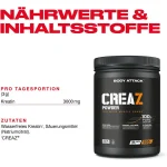 کریز کراتین بادی اتک 500 گرم | Body Attack CREA اطلاعات