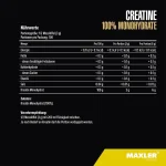 کراتین مونوهیدرات مکسلر | Maxler Creatine Monohydrate اطلاعات