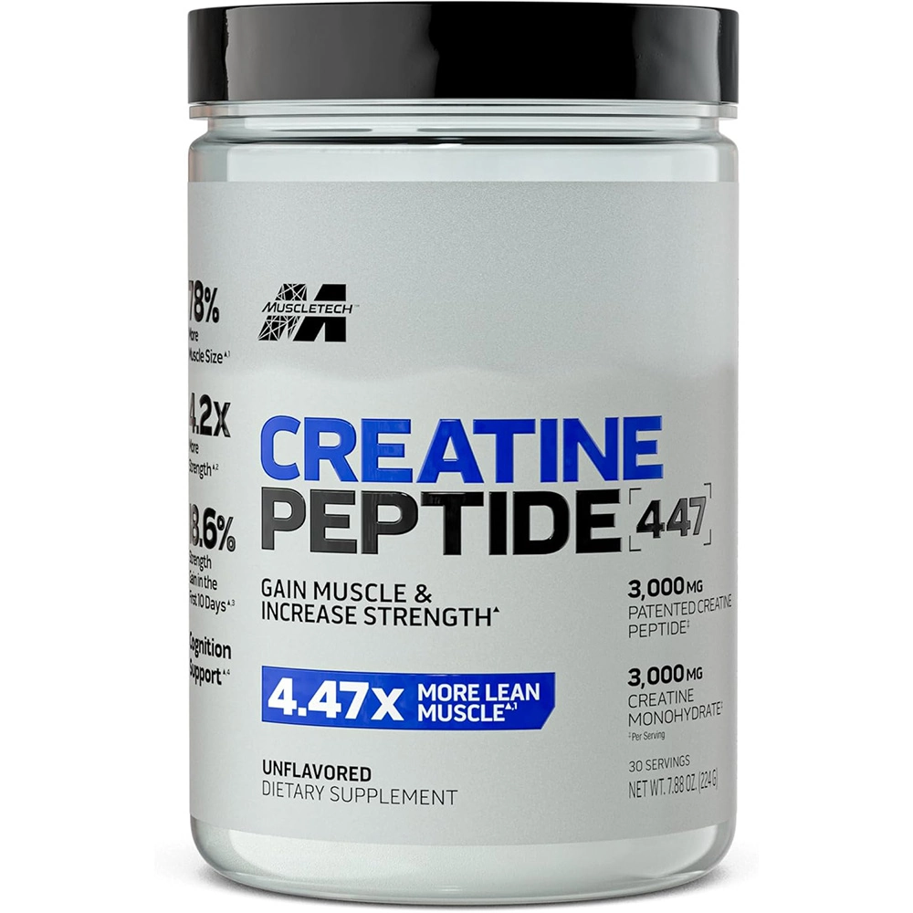 پپتاید کراتین ماسل تک بدون طعم | MuscleTech Peptide Creatine 447 شاخص