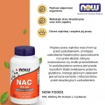 ناک ان استیل سیستئین ناو 600 میلی گرم | NOW NAC ویژگی