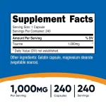 تائورین نوتری کاست 1000 میلی گرم | Nutricost Taurine 1000mg اطلاعات مکمل