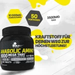 قرص آنابولیک آمینو 9000 الیمپ | OLIMP Anabolic Amino 9000 Mega Tabs ویژگی ها