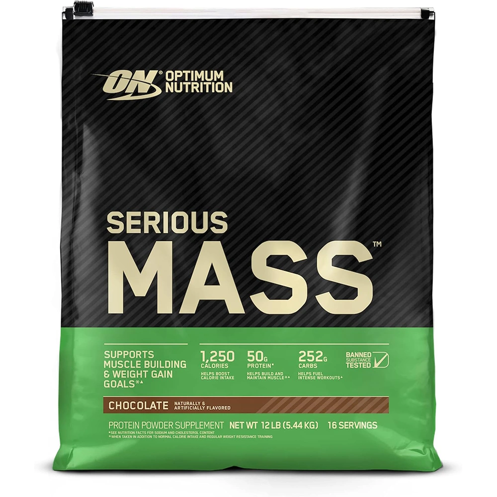 Optimum Nutrition Serious Mass (1) گینر سریوس مس اوپتیموم نوتریشن | Optimum Nutrition Serious Mass شاخص