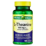 ال تیانین اسپرینگ والی 100 عددی | Spring Valley L-Theanine 100 mg شاخص