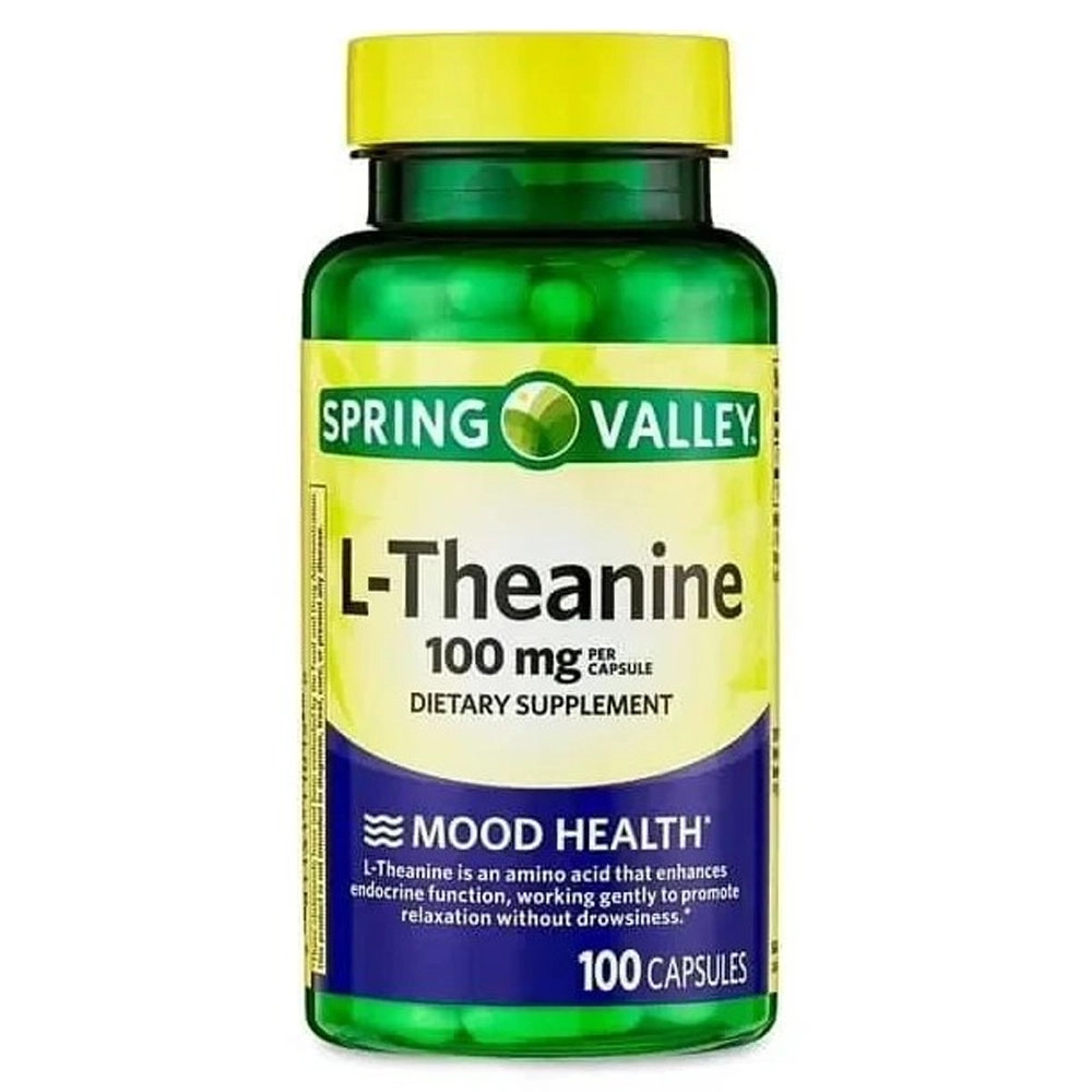 ال تیانین اسپرینگ والی 100 عددی | Spring Valley L-Theanine 100 mg شاخص