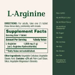 آرژنین نیچرز بونتی | NATURE’S BOUNTY L-ARGININE 1000mg اطلاعات